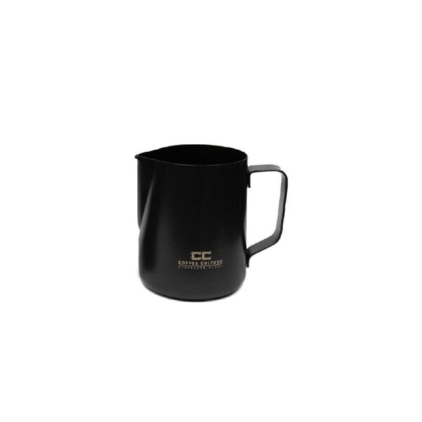 Classica Matte Black Stainless Steel Milk Frothing Jug - 600ml
