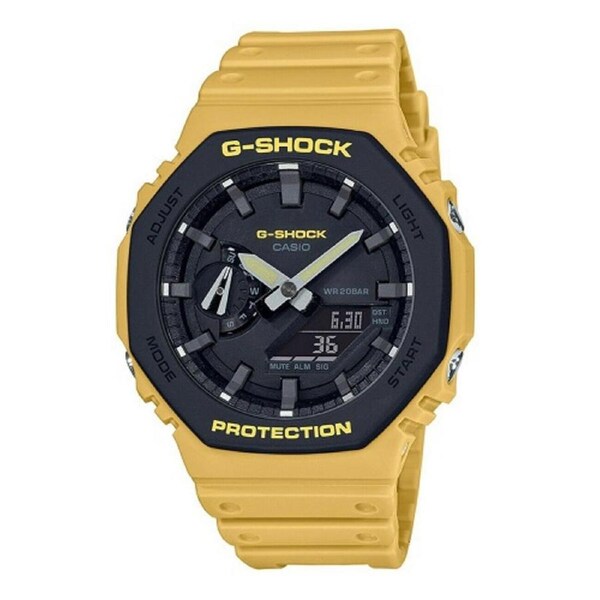 Casio G-Shock Yellow Utility Colour Mens Watch GA2110SU-9A GA-2110SU-9A