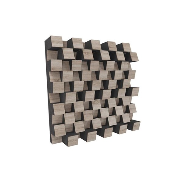 Elite Sound Acoustics Diffuser Panel 120mm Foam Laminate Sonoma 2 Pack