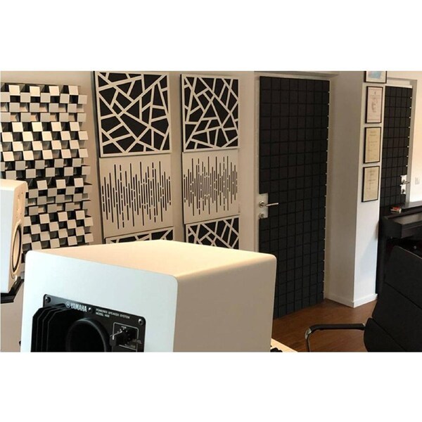 Elite Sound Acoustics Diffuser Panel 120mm Foam Laminate Nut