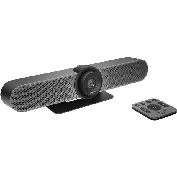 Logitech MEETUP All-in-one conferencecam with an ultra-wide lens for small rooms HT