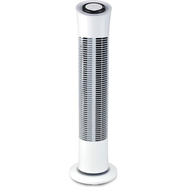 Heller 77cm Electric Air Cooling Tower Fan Oscillation w/ Remote Control White