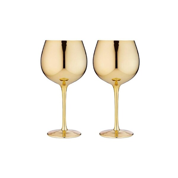 Aurora Gold Gin Glass (600ml) - 2 Pack
