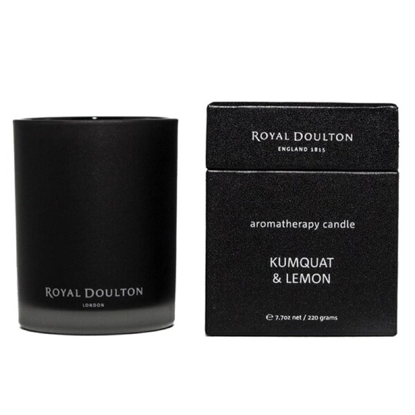 Royal Doulton Citrus Kumquat & Lemon Scented Candle 220g
