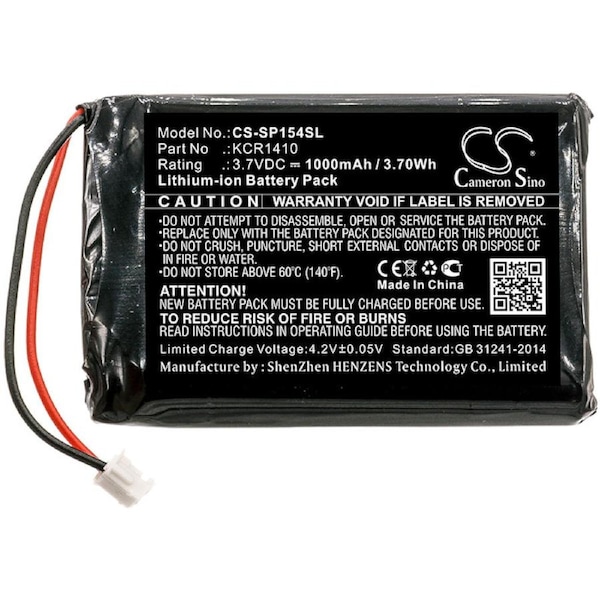 Rechargeable Battery for Sony Playstation PS4 Dualshock 4 Controller CUH-ZCT2/CUH-ZCT2U 2016/CUH-ZCT2E/CUH-ZCT2J/CUH-ZCT2K/CUH-ZCT2M KCR1410 LIP1522