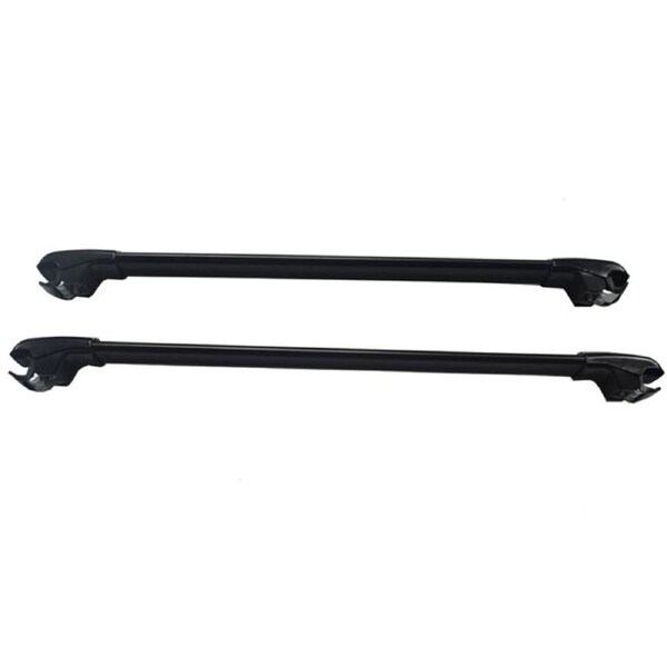 BLACK Lockable Adjustment Roof Racks Cross Bars Fit For Subaru Forester 08-On 260KG