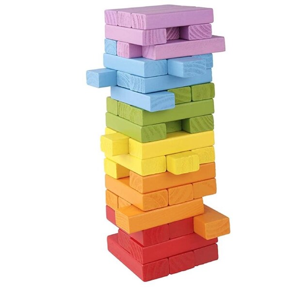 Rainbow 54pcs Giant Jenjo 63cm