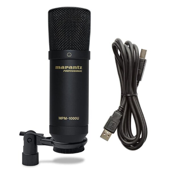 Marantz Professional MPM1000U USB Condenser Microphone/Mic for Podcast/Recording