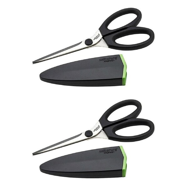 Wiltshire Staysharp Kitchen Scissors Cuts Poultry Hard & Soft foods - Set of 2