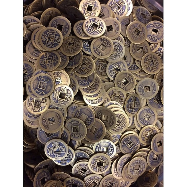 100 Pieces Brass Lucky Coins Chinese Ancient Chinese Coins Fengshui