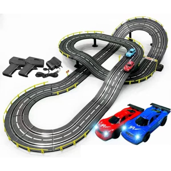 5m Electric Track Racing Slot Sets 1:43 Circuit Race RC Cars Kids Vehicle Toys Gift