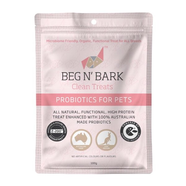 Beg N Bark Clean Treats All Natural Probiotics for Pets 100g