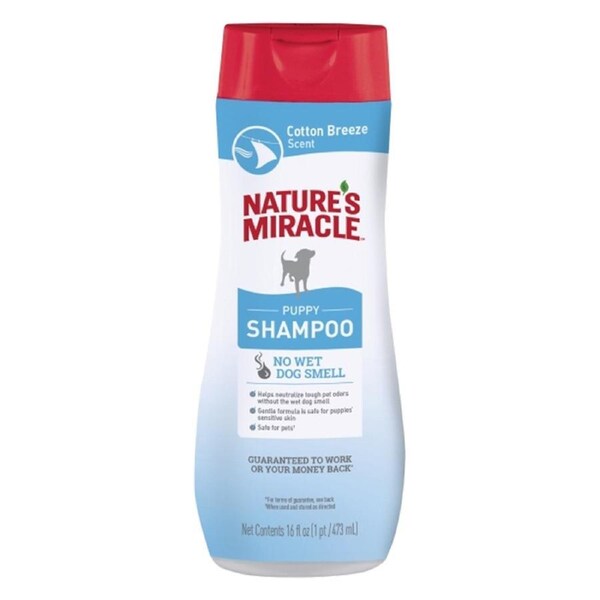 Natures Miracle Puppy Grooming Shampoo Cotton Breeze Scent 473ml