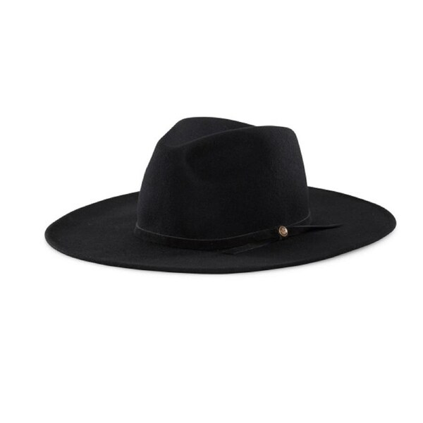 Goorin Brothers Womens Queen Of Knives Wide Brim Fedora Hat Ladies - Black M