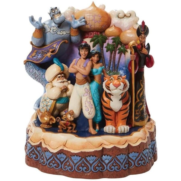 Disney Traditions by Jim Shore - Aladdin Carved By Heart Figurine 19.5cm