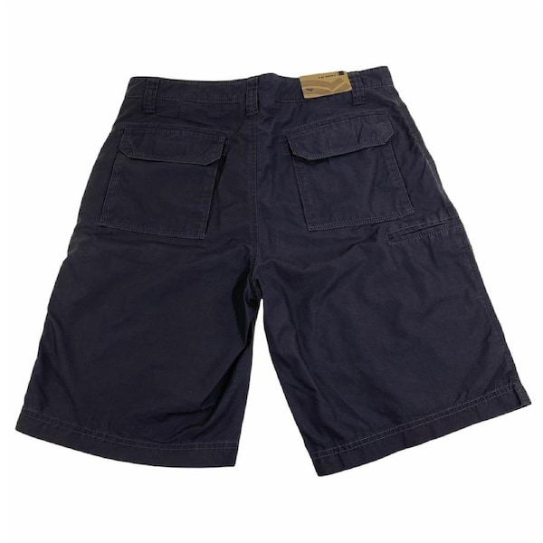 BR Mens 100% Cotton Casual Plain Walking Summer Shorts - Dark Grey S