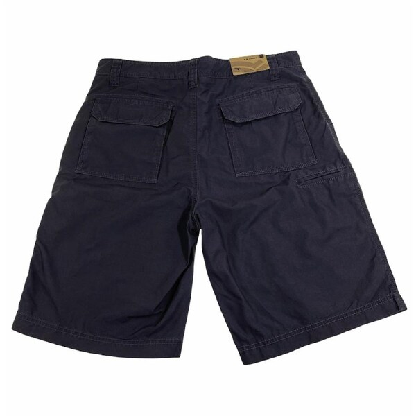 BR Mens 100% Cotton Casual Plain Walking Summer Shorts - Dark Grey XXL