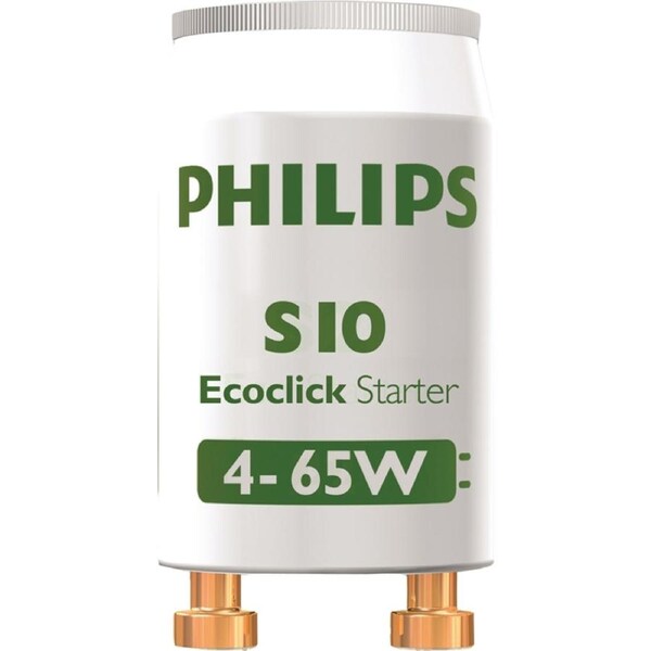 Philips S10 - Standard Universal Fluorescent Starter 4-65 Watt 220/240V