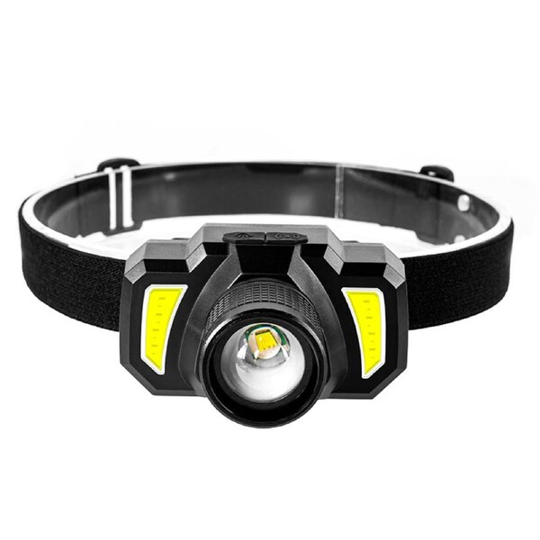 USB Rechargeable CREE XML T6 & COB LED Head Lamp Torch