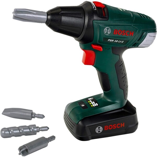 Bosch Cordless Electric Screwdriver Drill Kids/Children Play Toy w/ Drill Bit 3+