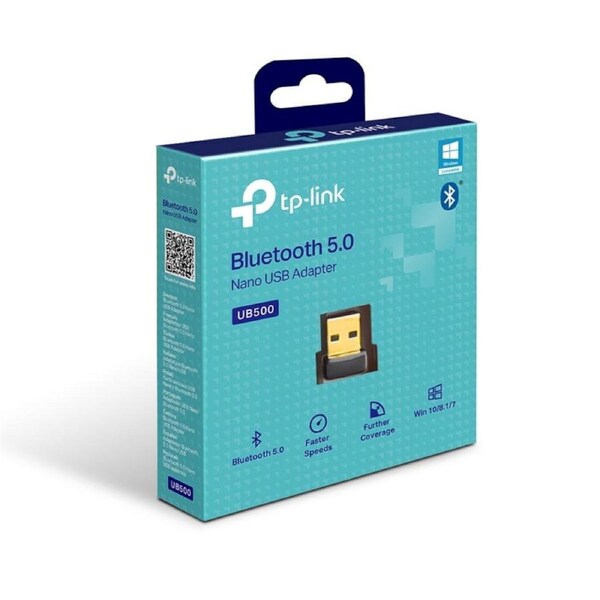 TP-Link UB500 Bluetooth 5.0 Nano USB 2.0 Adapter for Windows, Plug and Play