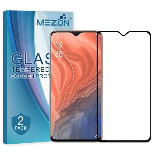 [2 Pack] Full Coverage Vivo Y52 5G Tempered Glass Crystal Clear Premium 9H HD Screen Protector by MEZON (Vivo Y52 5G, 9H Full)