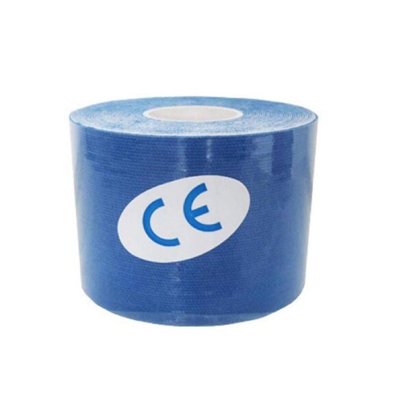 2 X Waterproof Kinesiology Tape 5cm 5M Roll Blue