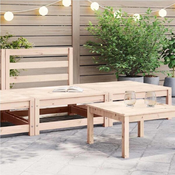 2 Piece Garden Lounge Set Solid Pinewood vidaXL
