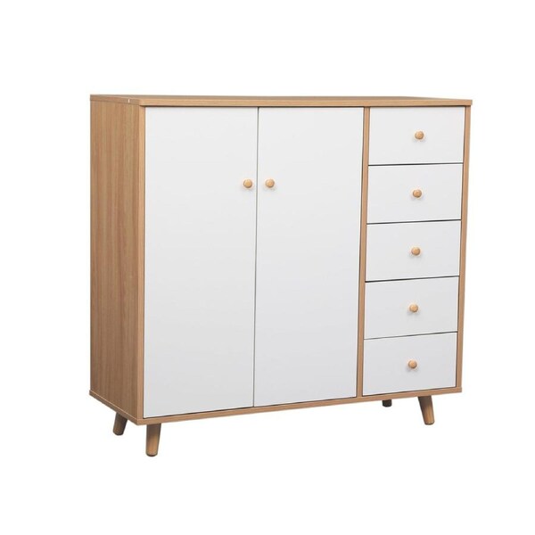 Foret Buffet Sideboard Shoe Cabinet Hallway Table Cupboard Storage 5 Drawers