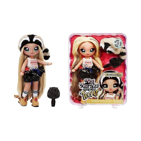 Na! Na! Na! 28cm Surprise Teen Dress Up Fashion Kids Style Doll Gretchen Stripes