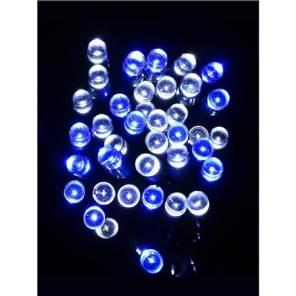 1000 Blue & Cool White LED 50m String Fairy Light