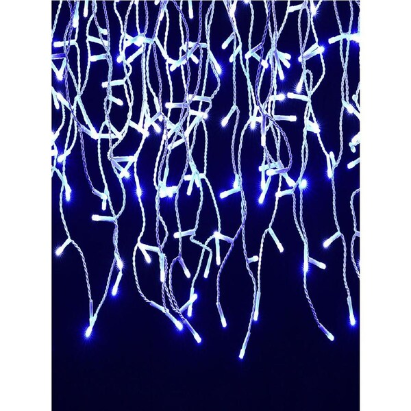 1008 Blue & Cool White LED 50m Icicle Light