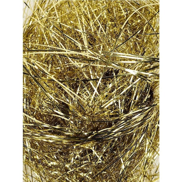 300 Metallic Gold Tinsel Lametta Icicles