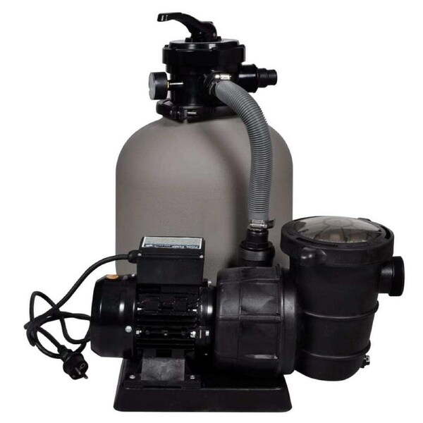 Sand Filter Pump 600W 17000LPH Above Ground Swimming Pool Cleaning Filtration