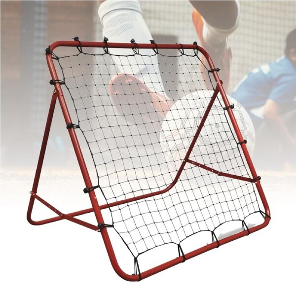 Football Kick Trainer Soccer Futsal Ball Rebound Net Kickback Pass Training