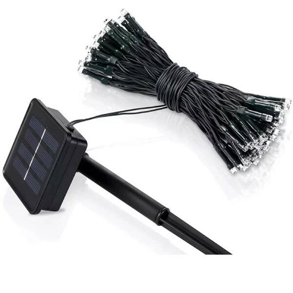 Solar Fairy Christmas Lights 100 LED String Lights Garden Patio Blue