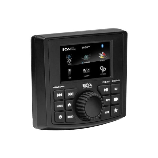 Boss Audio MGV520B Mechless Bluetooth Marine Media Player 60W x4