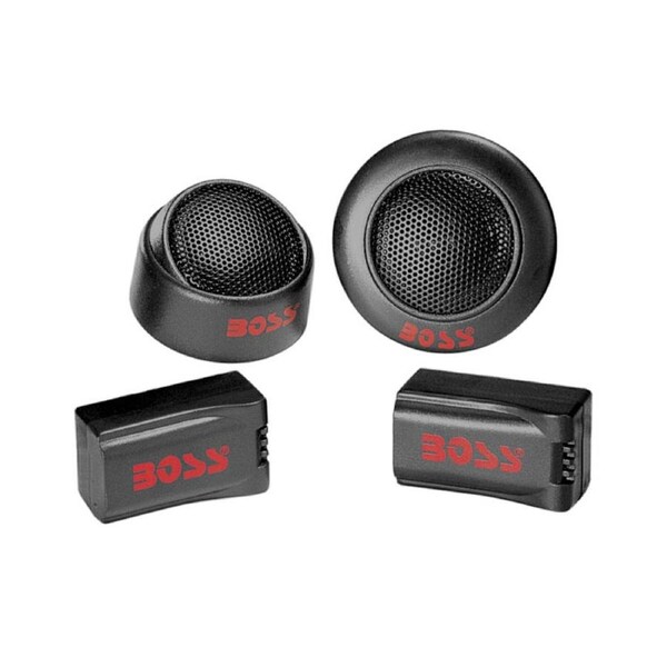 Boss Audio TW15 250W 1" Dome Tweeters Surface Flush Angle Mount Pair