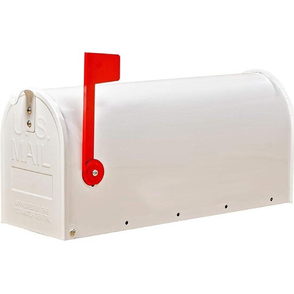 Letterbox Mailbox White US Style Vintage American Mail Letter Box