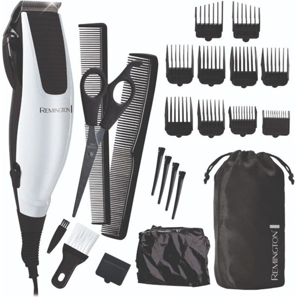 23pc Remington High Precision Home Haircut Kit w/Scissors Hair Clipper/Trimmer