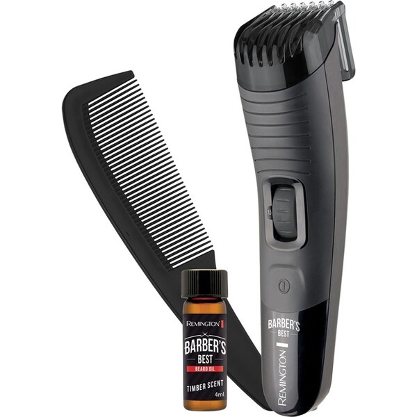 Remington Barber's Best Beard Mens Titanium Coat Blades Adjustable Hair Trimmer