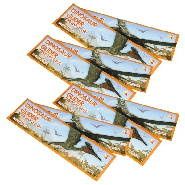 8x Gliders & Outdoors Dinosaur Gliders 24cm Fun Outdoor Toys 3y+ Kids/Child Asst