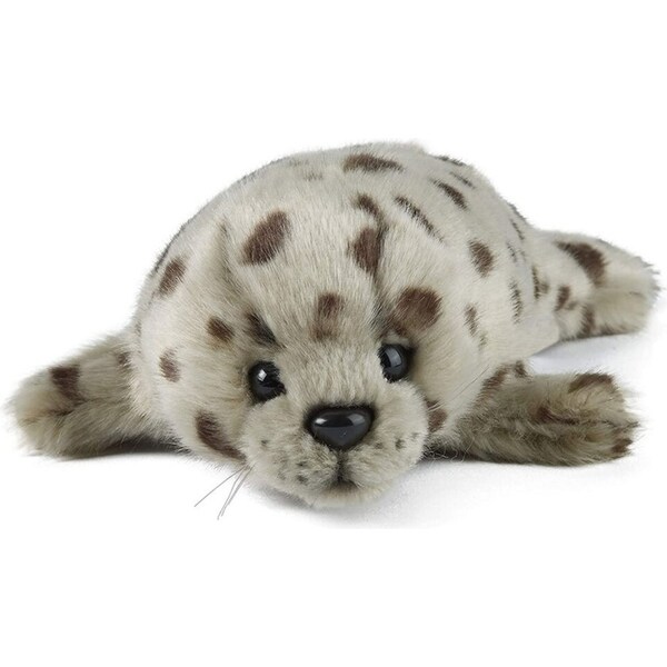Living Nature Common Seal Pup 22cm Soft Stuffed Animal Plush Toy Infant/Baby 0m+