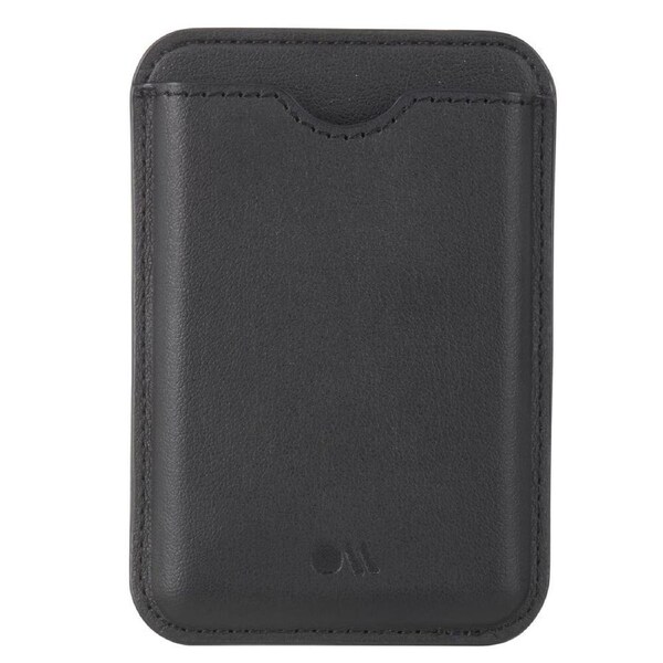 Case-Mate Universal MagSafe Leather Cardholder Magnetic Credit Card Holder Black