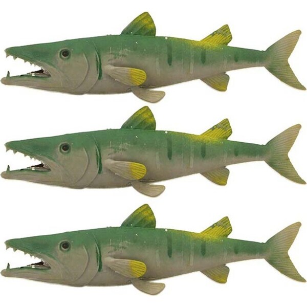 3x Fumfings Animal Stretchy Beanie Baracuda 20cm Soft Stretch Toys Children 3y+