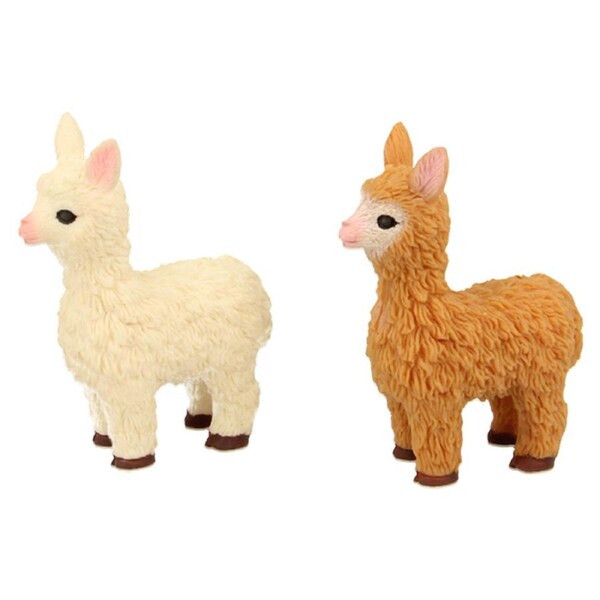 2x Fumfings Novelty Cute Beanie Llama 9cm Stretchy Animal Toys Kids 3y+ Assort