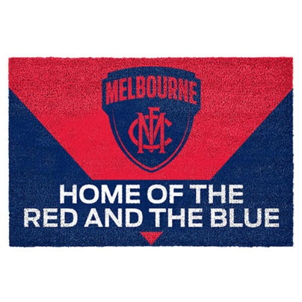Melbourne Demons AFL Doormat for Home Man Cave Bar BBQ