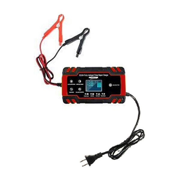 Ozoffer Battery Charger LCD 12V/24V 8A Smart Car Automatic Repair 4WD Boat Caravan Truck