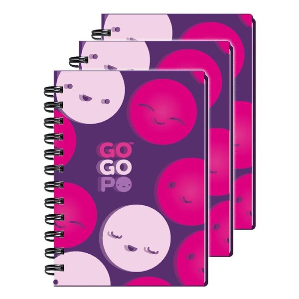 3x GoGoPo 3D Effect Notepad/Notebook Stationery Crafts Kids/Child Office/School