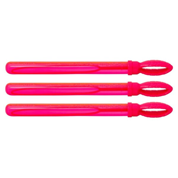 3x Fumfings Novelty 37cm Giant Water Bubble Wands Display Boxed Toys Kids Assort